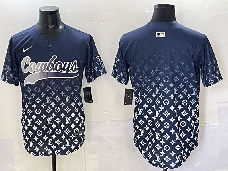 Men 2025 Dallas Cowboys Blank Drak Blue Nike Limited NFL Jersey 01->dallas cowboys->NFL Jersey